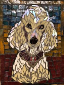 Mosaic pet portrait