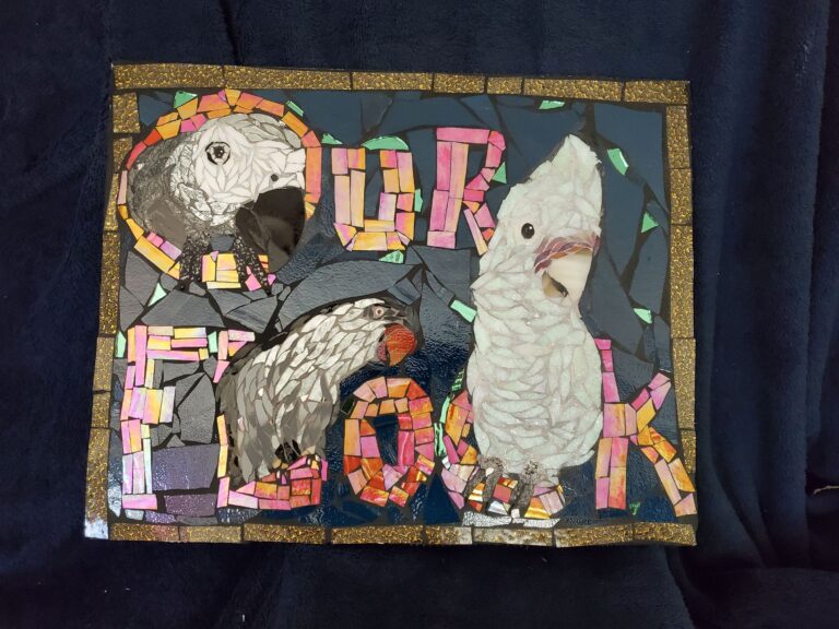 Mosaic et portrait