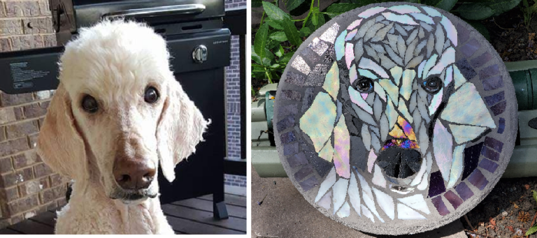 dog mosaic