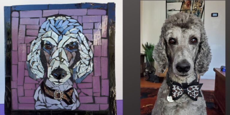 dog mosaic