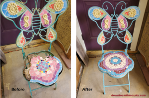 mosaic chair