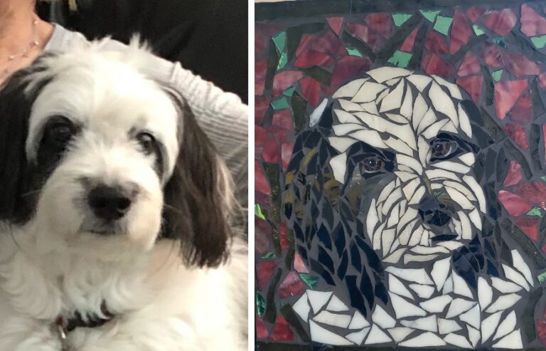 Mosaic pet art
