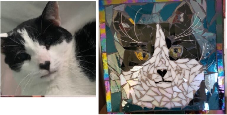 Mosaic pet art