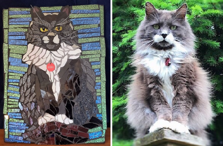 Mosaic pet art